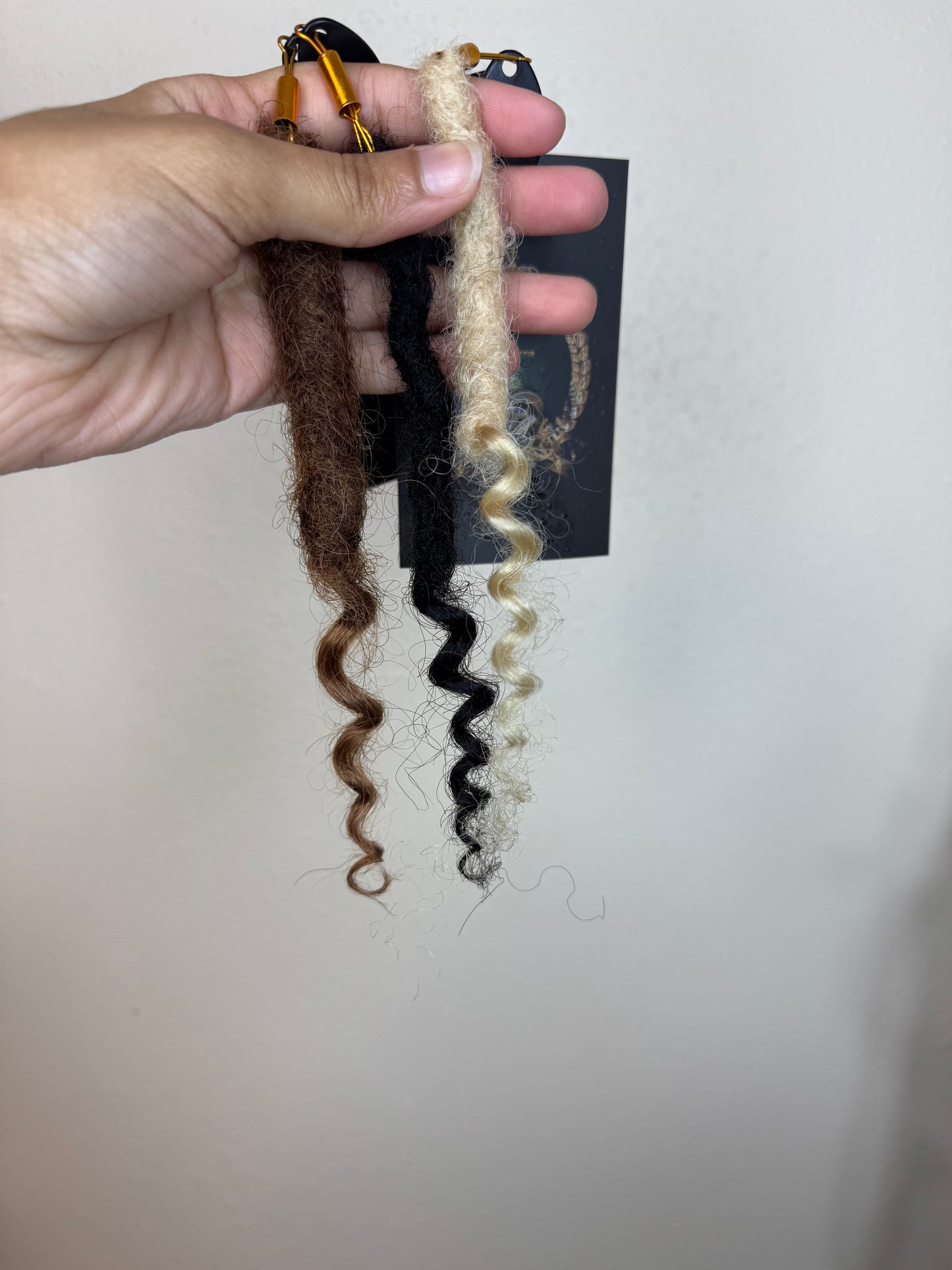 Curly Locs Width & Color Sample